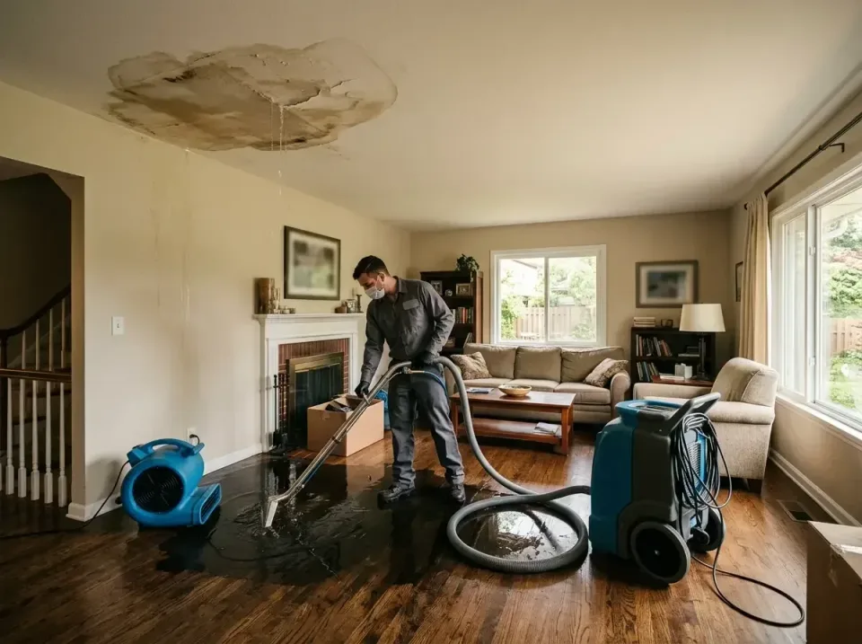 attic-pipe-burst-ceiling-drip-008 — frequently asked questions, Water Damage Restoration & Carpet Care in Winchester, IN